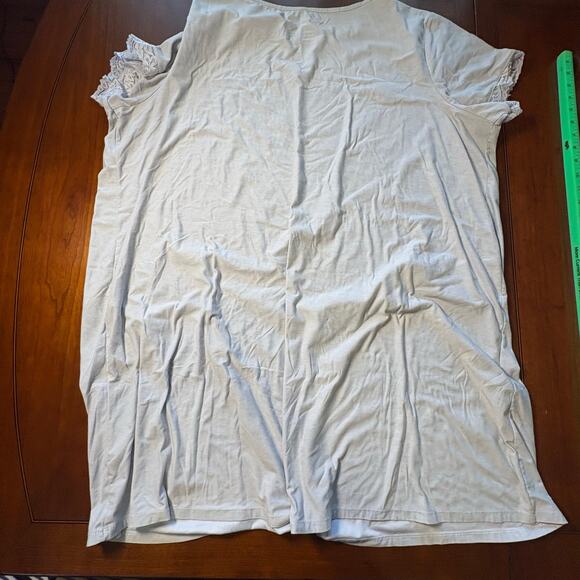 Croft & Barrow Gray Sleepshirt Size 3X - Picture 5 of 5